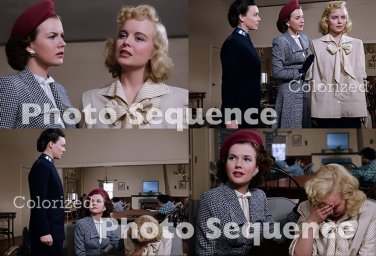 Gale Storm Meg Randall Jeanette Nolan Abandoned PHOTO Sequence COLORIZED #01
