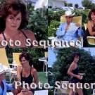 Linda Gray in swimsuit Larry Hagman DALLAS PHOTO Sequence #01