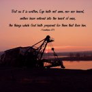 Mining Dredge "8x10" Matted Photo--1Corinth 2:9