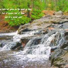 Eagle River Falls**Original Matted Photo**2 Timothy 1-7