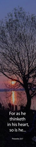 Mason Tree Silhouette***Biblical/Proverbs 23:7
