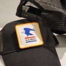 U.S MAIL Patch Black Mesh Snapback Trucker Hat