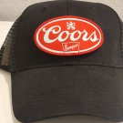 Coors Patch Black Mesh Snapback Trucker Hat