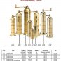 Alexander GREEK Traditional Adjustable Brass Pepper Mill #102 7.5" Atlas