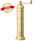 Alexander Traditional Brass Salt Handcrafted Mill #109 9"