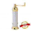 ALEXANDER GREEK Chrome Plated Brass Pepper Mill 8-Inch ATLAS Grinder #213