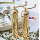 ALEXANDER 2-Piece Brass Pepper Mills 8" Salt 8" ATLAS #103 #108 Expedited US CA ALEXANDER 2-Piece Brass Pepper Mills 8" Salt 8" ATLAS #103 #108 Expedited US CA
