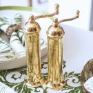 Brass pepper GREEK mill ALEXANDER #103 8'' & salt mill ALEXANDER #108 8'' Atlas