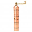 ALEXANDER Elegant Brass Copper Salt Mill 8-Inch Adjustable Handmade ATLAS #128