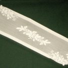 Table Runner Winter Greens Table Linens 14 x 58  Ecru Heritage Lace