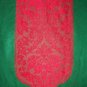 Heritage Damask Table Runner 14 W x 49 L Red Heritage Lace