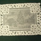 Battenburg Lace Placemats Winter Scene Placemat 14 x 19 Ivory Set Of (4) Battenburg Lace Placemats Winter Scene Placemat 14 x 19 Ivory Set Of (4)