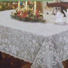 Holly Glow Tablecloth White 52x70 Heritage Lace