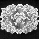 Bells and Holly Doily/Placemat 14 x 19 White Set Of (4) Bells and Holly Doily/Placemat 14 x 19 White Set Of (4)