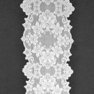 Cleremont Table Runner 14 x 72 White Lace Runner Heritage Lace