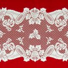 Christmas Horns Table Runner 14 x 54 White Heritage Lace