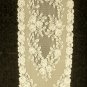 Tea Rose Table Runner 14 x 72 Ecru Heritage Lace
