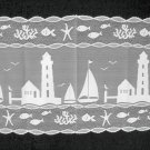 Harbor Lights Table Runner Vibrant White 14 x 48 Heritage Lace