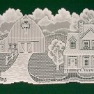 Country Farmstead Table Runner 15 x 35 White Oxford House