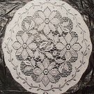 Doilies Poinsettia Set Of (3) 14 Round Silver Lame Oxford House Doilies Poinsettia Set Of (3) 14 Round Silver Lame Oxford House