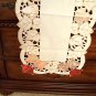 Autumn Elegance 15x54 Table Runner Cream Heritage Lace