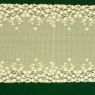 Blossom Table Runner 12x30 Ecru Set Of (2) Heritage Lace