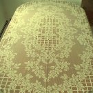 Trellis Rose Tablecloth Rectangle 60x84 Ivory Oxford House