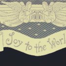 Joy To The World Mantel Scarf 20x94 Ivory Heritage Lace Joy To The World Mantel Scarf 20x94 Ivory Heritage Lace