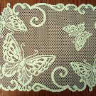 Butterflies Placemat 14x20 Ivory Set Of (4) Heritage Lace