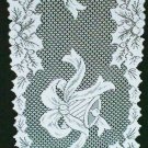 Holly Bells Table Runner 14x72 White Oxford House
