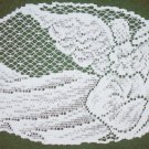 Doily Joyful Angel 7x12 White Set Of (4)Heritage Lace