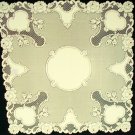Vintage Rose Table Topper 36x36 Ecru Table Topper Heritage Lace Vintage Rose Table Topper 36x36 Ecru Table Topper Heritage Lace