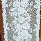 Table Runners Victorian Rose 13x72 White Table Runner Heritage Lace