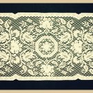 Medallion Table Runner 14x46 Ivory Heritage Lace Medallion Table Runner 14x46 Ivory Heritage Lace