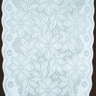 Gorgeous Poinsettia Table Runner White On White 13 x 76 Gorgeous Poinsettia Table Runner White On White 13 x 76