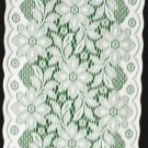 Poinsettia Table Runner 13 x 40 White With Green Fabric Backing Poinsettia Table Runner 13 x 40 White With Green Fabric Backing