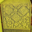 Table Runner Chantilly 14x102 Gold Table Runner Heritage Lace