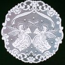 Victorian Angels  Doily White 20 Inch R Set Of (2 Round Doilies)Oxford House