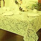 Tablecloth Julia 52 x 70 Ivory Rectangle Oxford House Tablecloth Julia 52 x 70 Ivory Rectangle Oxford House