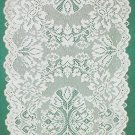 Savoy White Table Runner 14 x 54 Lace Table Runner Heritage Lace