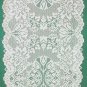 Savoy White Table Runner 14 x 54 Lace Table Runner Heritage Lace