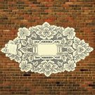 Heirloom Doily 12 x 20 Ecru Heritage Lace Set Of (2) Heirloom Doily 12 x 20 Ecru Heritage Lace Set Of (2)