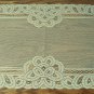 Battenburg Paisley Table Runner 14x36 Ivory Lace/Material Runner Oxford House