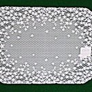 Blossom Placemat 14x20 White Set Of (4) Heritage Lace Blossom Placemat 14x20 White Set Of (4) Heritage Lace