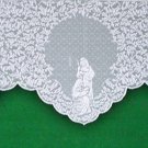 O Holy Night 20x90 White Mantel Scarf Heritage Lace O Holy Night 20x90 White Mantel Scarf Heritage Lace