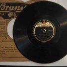 Brunswick Military Band 78rpm, "National Emblem March" / Sousa's "Jack Tar March" in sleeve