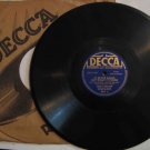 Judy Garland 78 rpm record, "It Never Rains, but What It Pours"/"Ten Pins in the Sky"