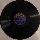 Andrews Sisters 78 rpm record, "Shrine of Saint Cecilia" b/w "Jack of All Trades" (Decca)