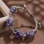 White DIY Crystal Weaving Craft Handmade Crystal Mesh Woven Bracelet Vintage Crystal Bracelet Gift