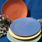 Fiesta style Stoneware set of 4 Large Plates